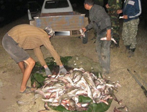Рыбалка в Украине: на озере Сасык задержаны браконьеры