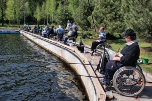 В Межигорье теперь проходят чемпионаты по рыбалке