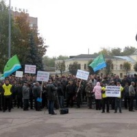 В Житомире прошла акция протеста охотников
