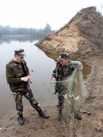 В ноябре крымские пограничники изъяли более 1500 метров браконьерских сетей