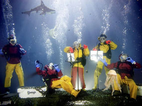"Друзья рыбака" дали концерт под водой и побили мировой рекорд