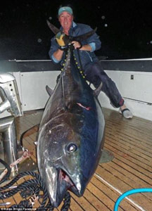 В Австралии установлен новый рекорд по ловле тунца среди женщин