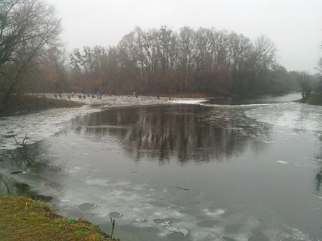 Залив все еще во льде