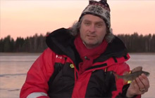 Зимняя рыбалка. Ловля щуки и окуня в Швеции